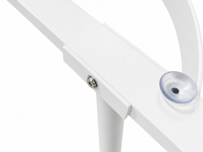 ** Coming Soon ** White Aluminum & Glass Outdoor Table