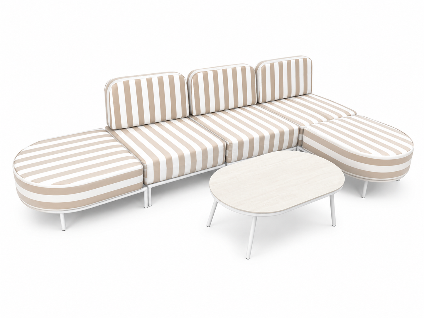 ** Coming Soon End July ** Noosa - 6-Piece Outdoor Modular Lounge Set