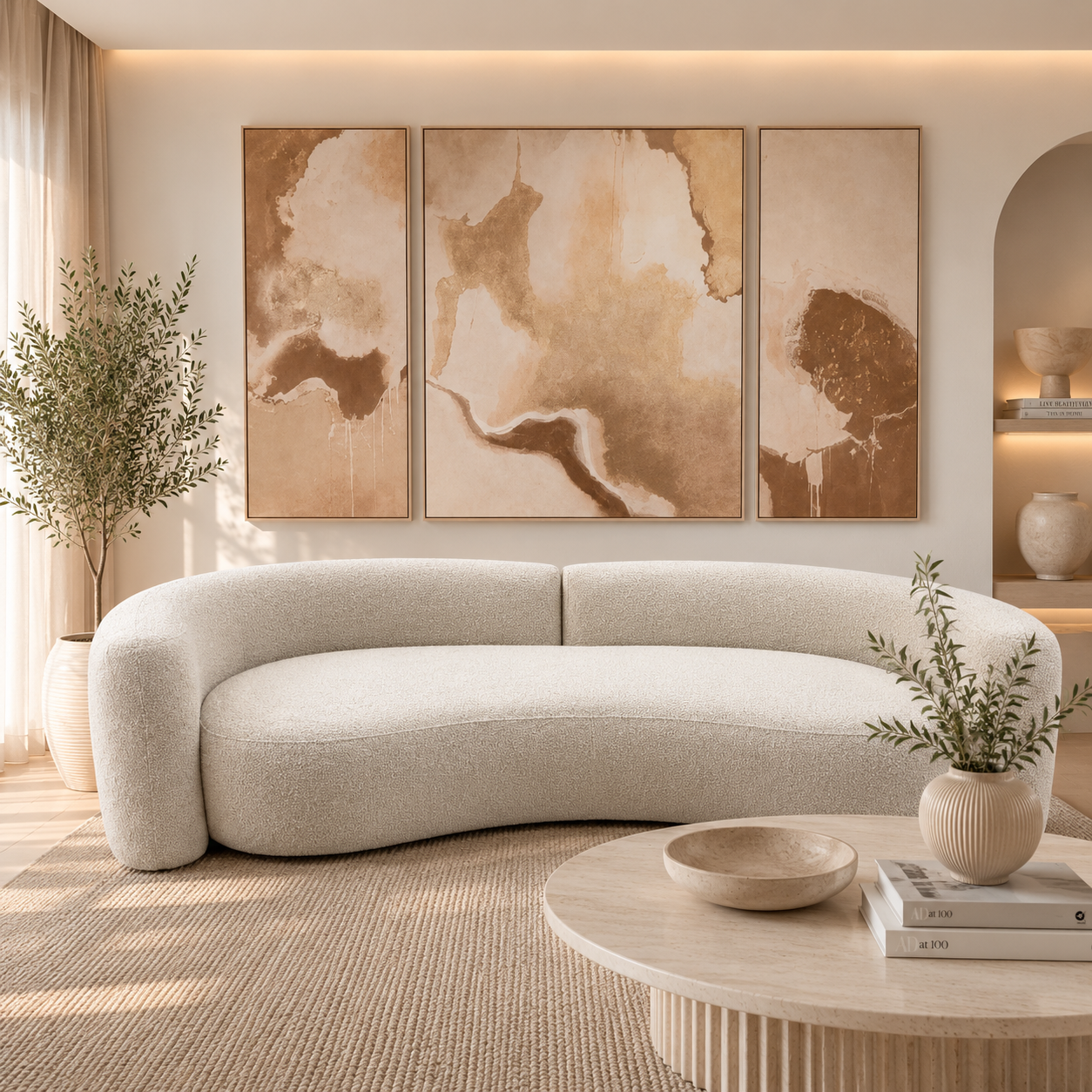 The Apartment Modular Curved Sofa