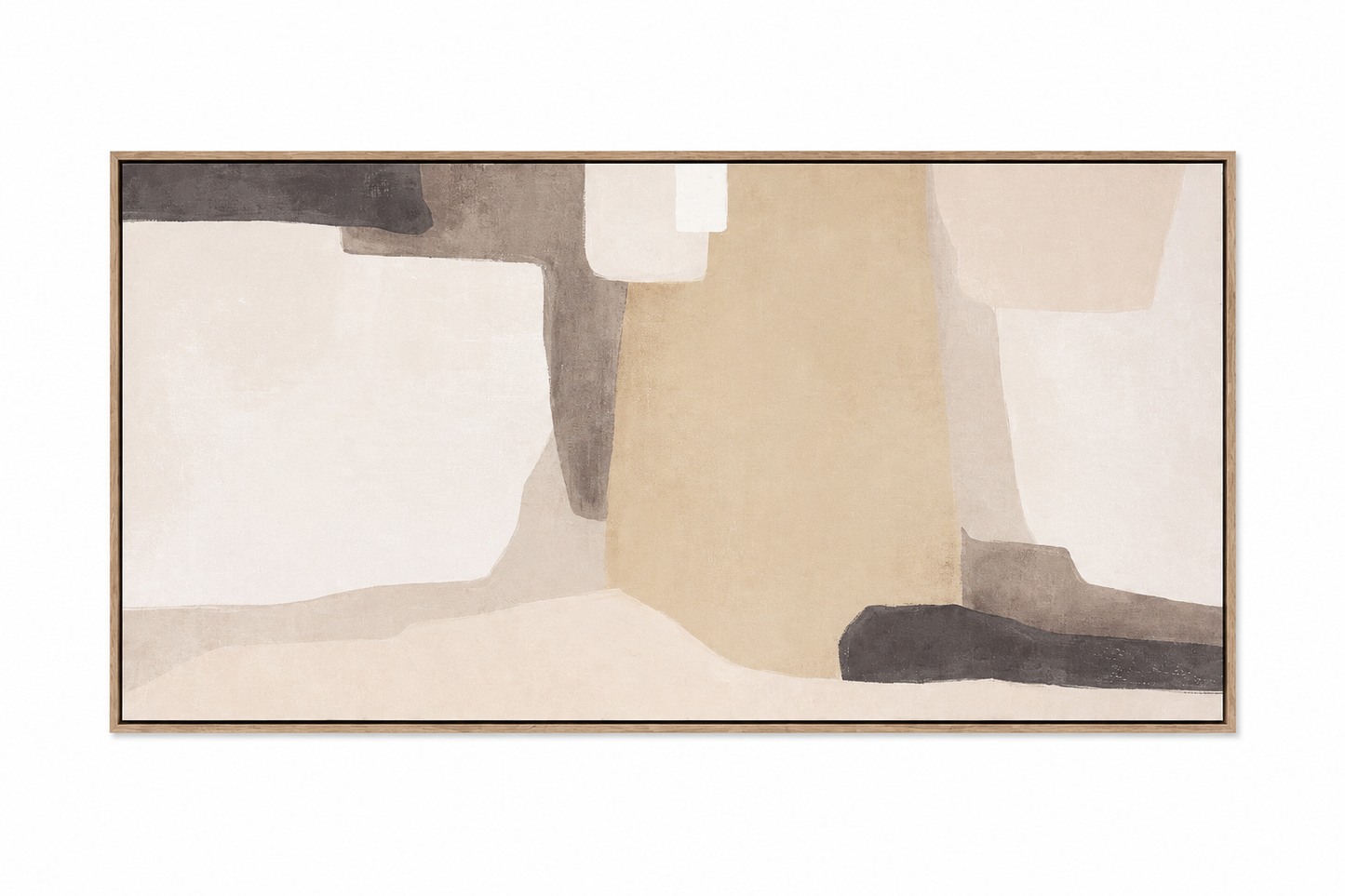 Natural Horizon - Stretched Canvas with Light Natural Frame - 80 x 120cm