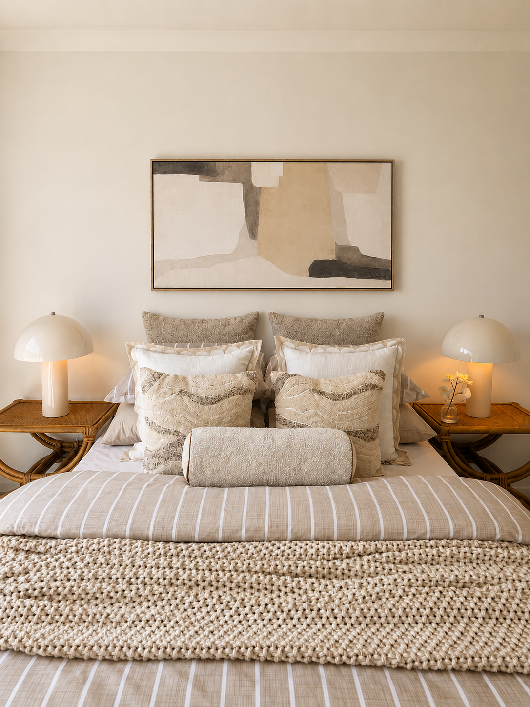 Natural Horizon - Stretched Canvas with Light Natural Frame - 80 x 120cm