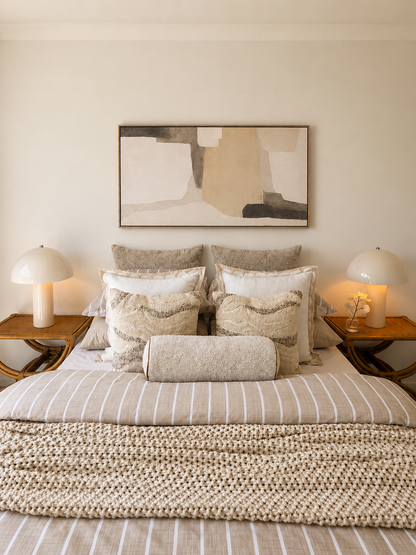 Natural Horizon - Stretched Canvas with Light Natural Frame - 80 x 120cm