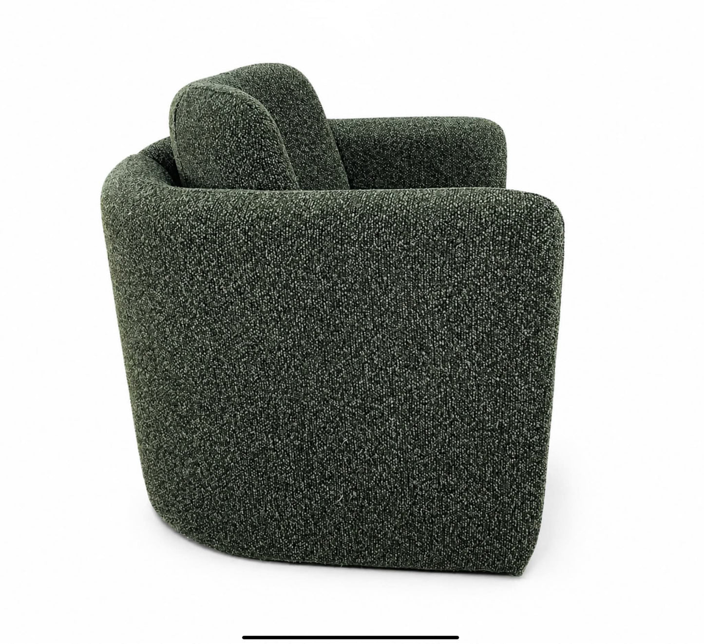 Munson Textured Fabric Accent Chair - OLIVE/GREEN