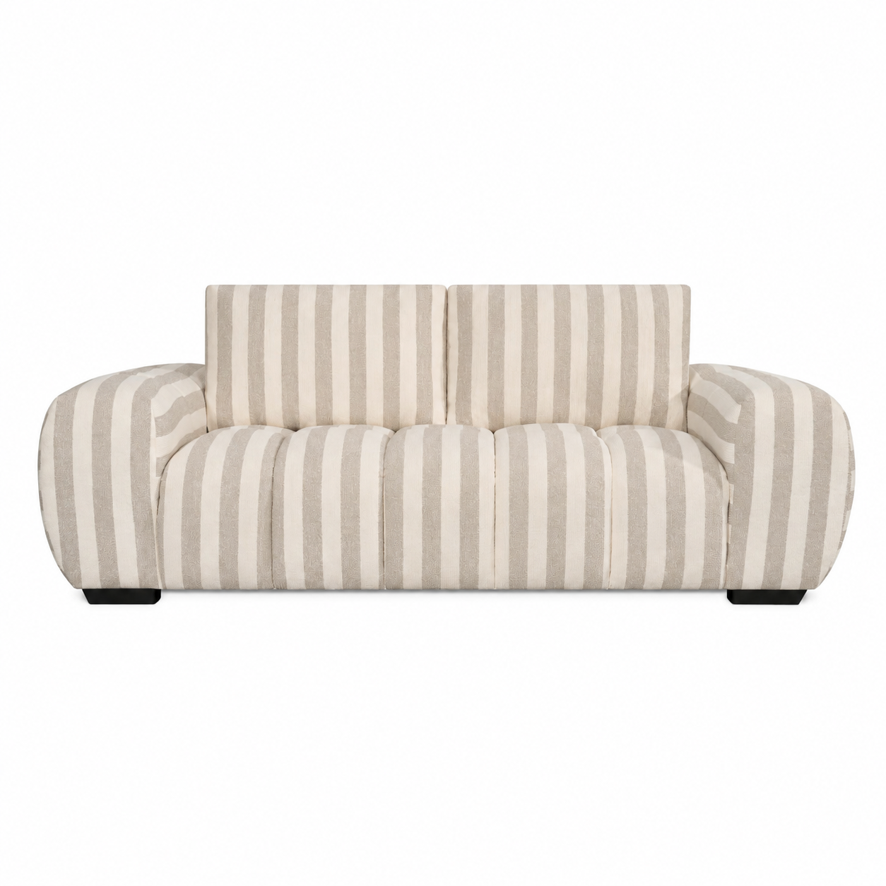 Sophia - 3 Seat Sofa Lounge - Beige Stripe - Limited Edition