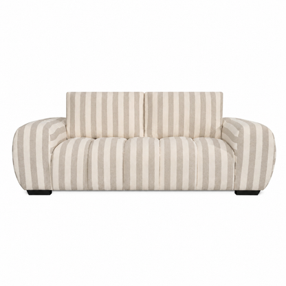 Sophia - 3 Seat Sofa Lounge - Beige Stripe - Limited Edition