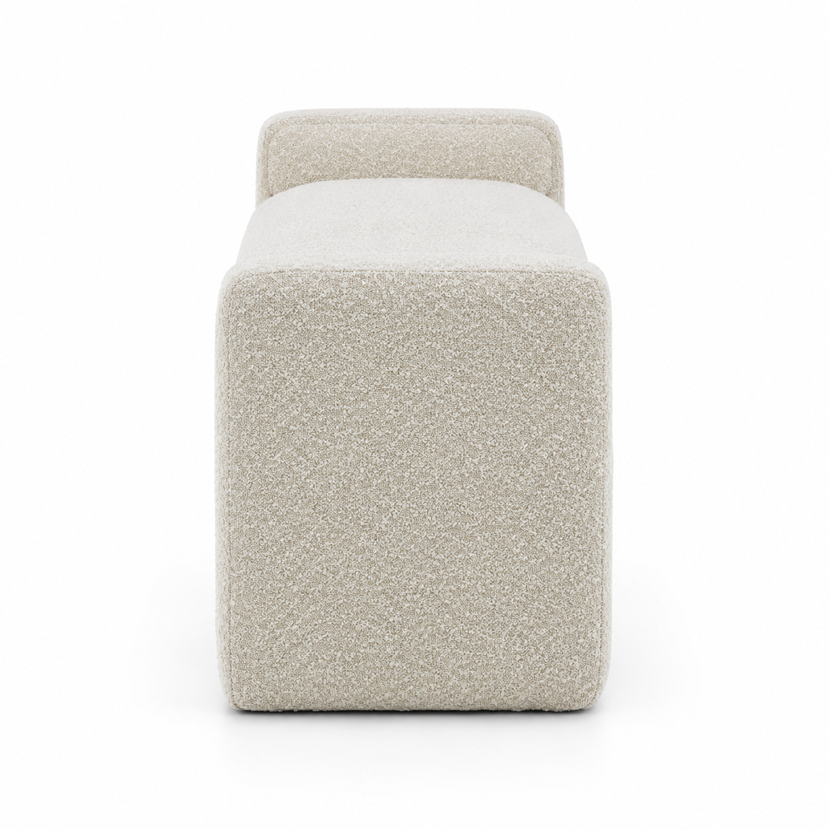Ivy Boucle Bench Seat - Ottoman - Bed End
