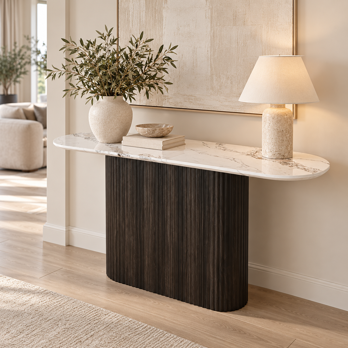 PRE ORDER - Dash Console - Marble Style Accent - 160cm