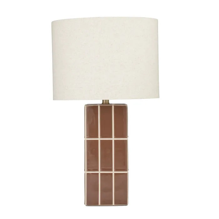 Boyd Ceramic Table Lamp - Brown