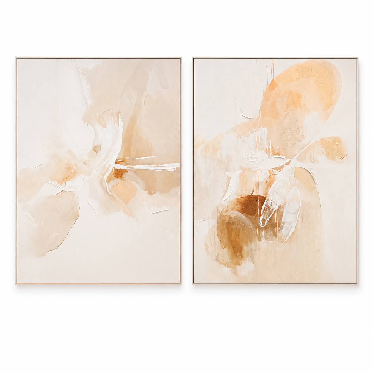Duo Calm Composition Set - White Frame 180 x 240cm
