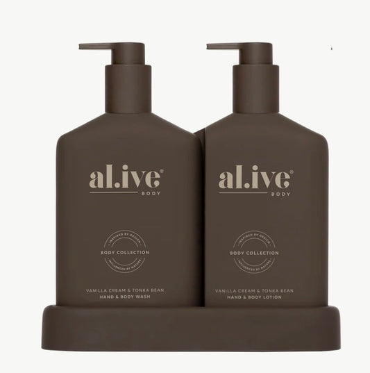 NEW - Transformative Wash & Lotion Duo - Vanilla Cream & Tonka Bean - Tester