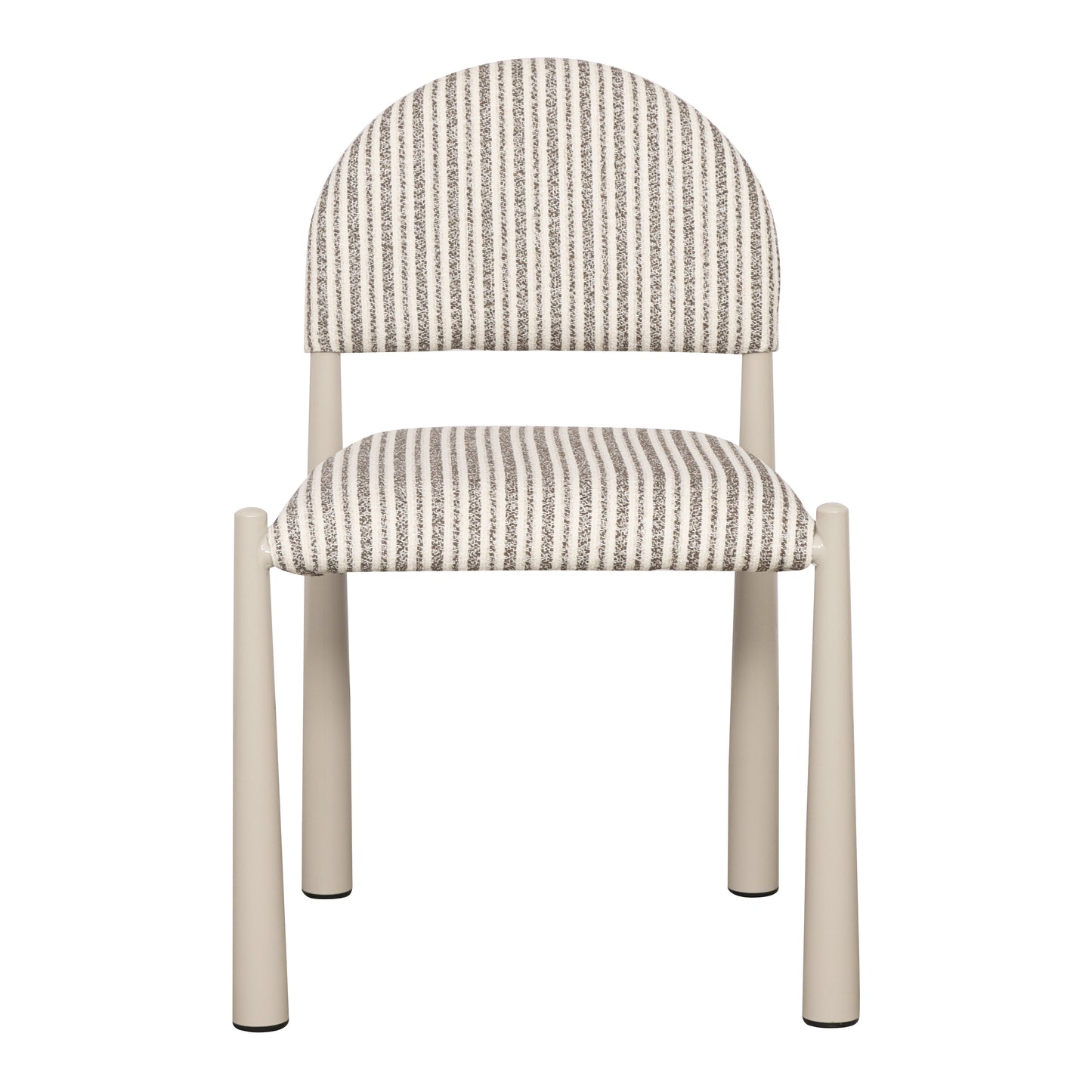 NEW COLOUR - Pebbles Arch Dining Chair - Chocolate Stripes - ARRIVING MID SEPTEMBER