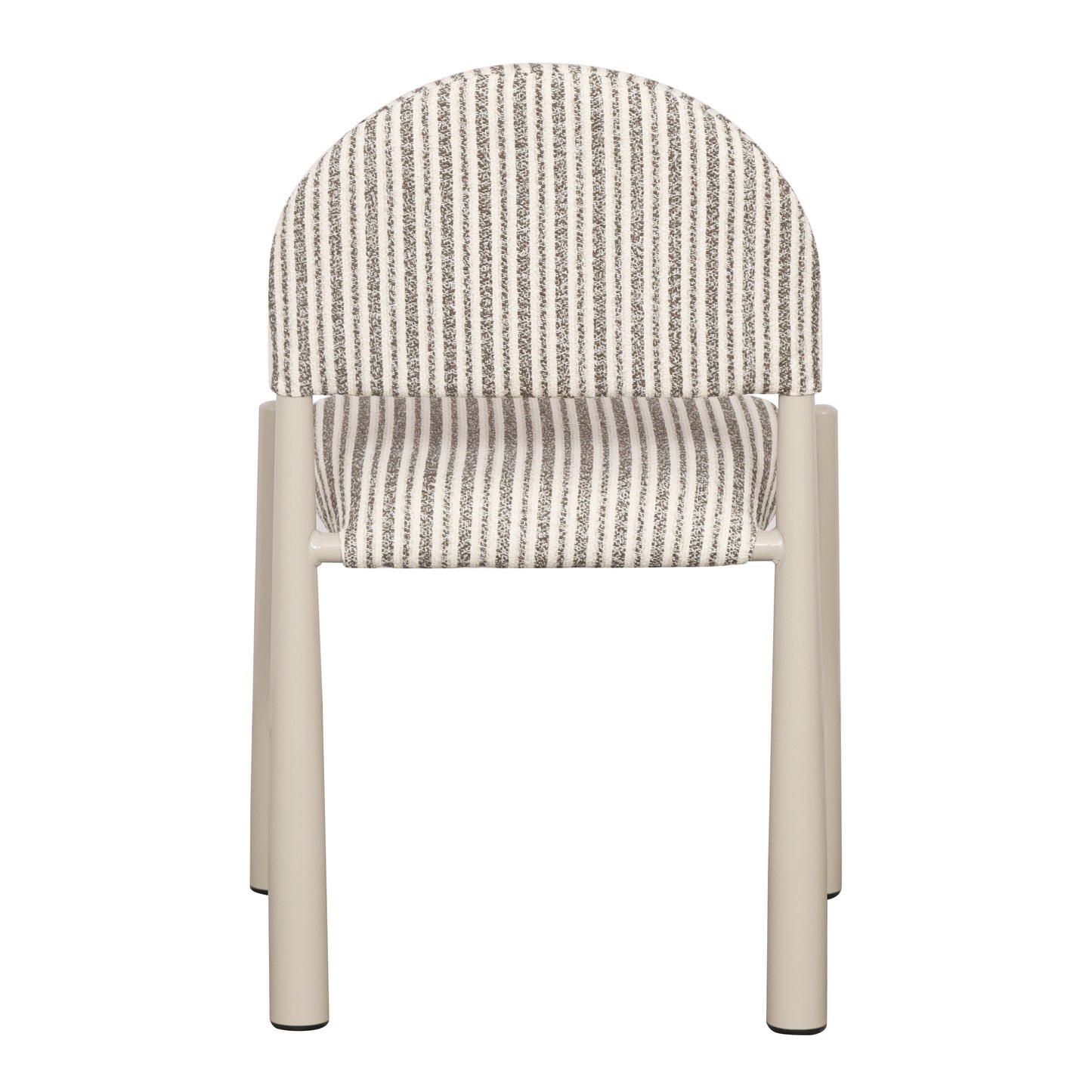 NEW COLOUR - Pebbles Arch Dining Chair - Chocolate Stripes - ARRIVING MID SEPTEMBER