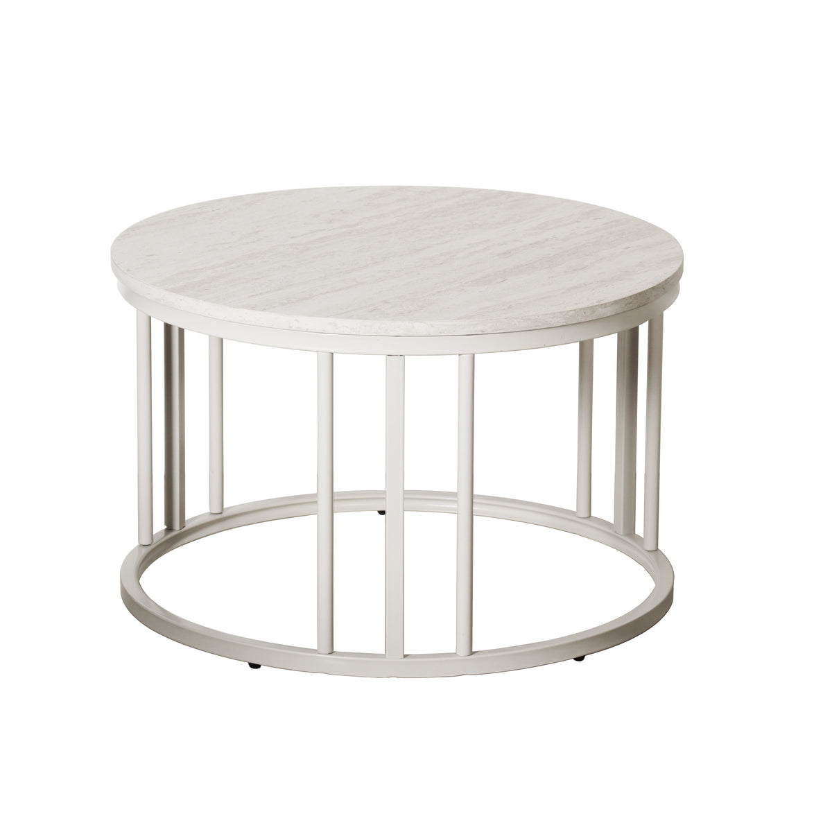 PRE ORDER - Mainstay Nesting Coffee Tables – Marble White