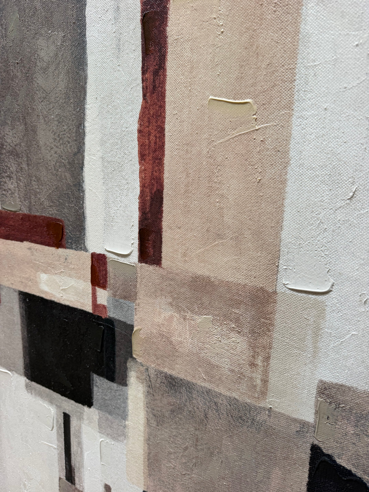 Muse Textured Canvas - Impression Textured Painting on Linen