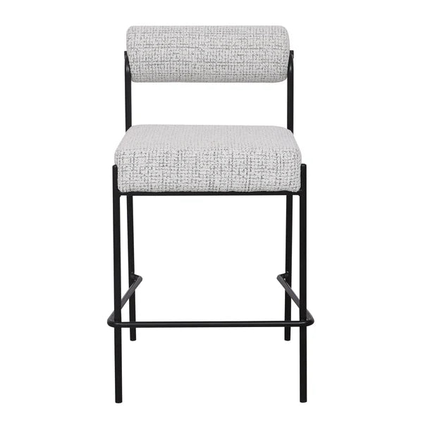 Rolo Bar kitchen Stool - Matte Black