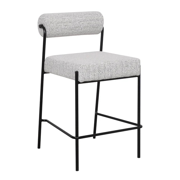 Rolo Bar kitchen Stool - Matte Black