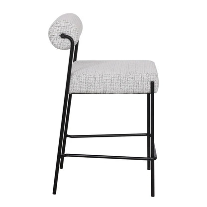 Rolo Bar kitchen Stool - Matte Black