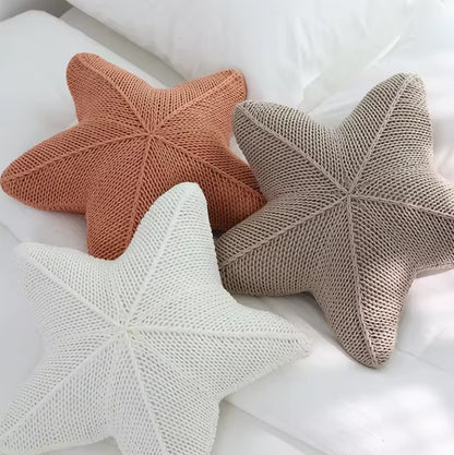 Star Knitted Cushion