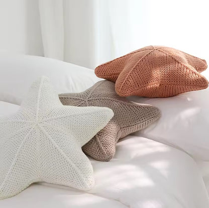 Star Knitted Cushion