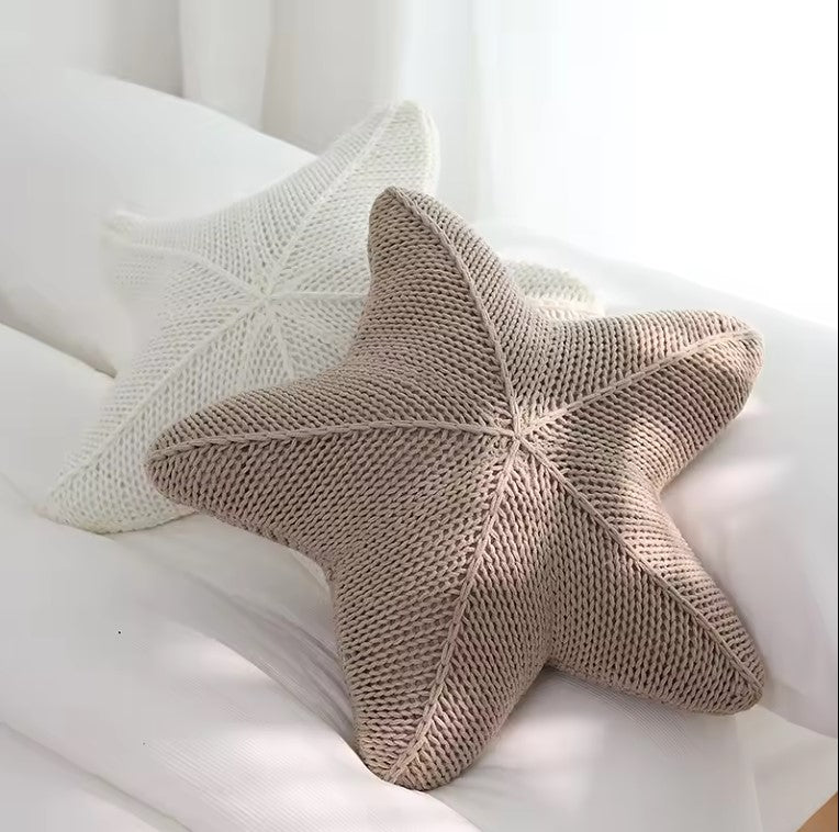 Star Knitted Cushion