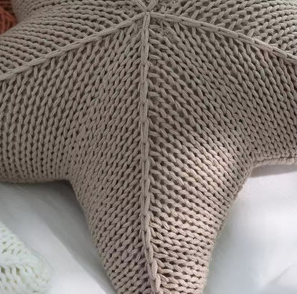 Star Knitted Cushion