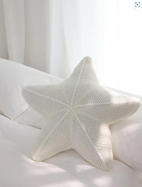 Star Knitted Cushion
