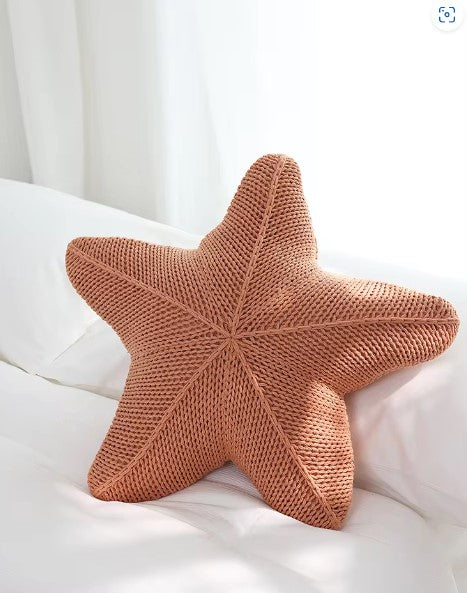 Star Knitted Cushion