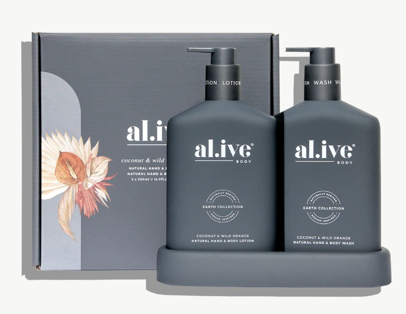 Al.ive Wash & Lotion Duo - Coconut & Wild Orange - Tester