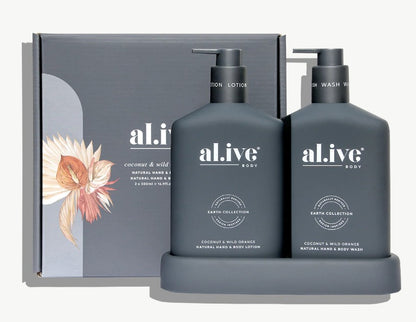 Al.ive Wash & Lotion Duo - Coconut & Wild Orange - Tester