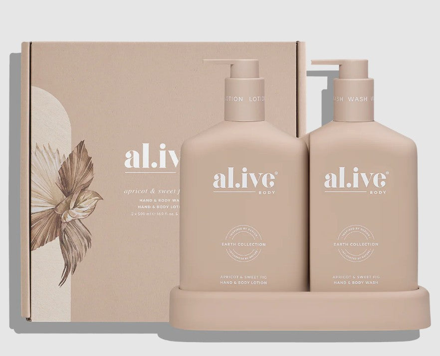 Al.ive Wash & Lotion Duo - Apricot & Sweet Fig - Tester