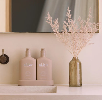 Al.ive Wash & Lotion Duo - Apricot & Sweet Fig - Tester