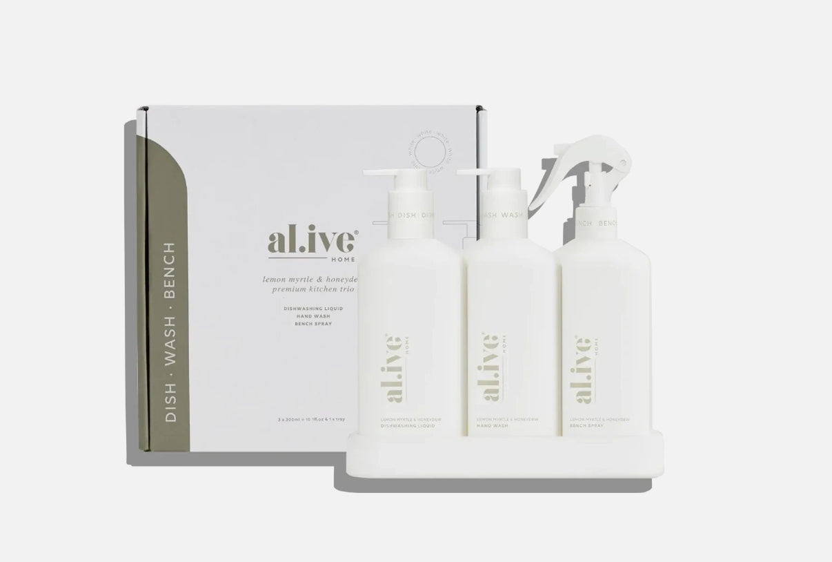 Al.ive - Kitchen Trio - Lemone Myrtle & Honeydew Tester - White