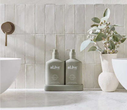 Al.ive Wash & Lotion Duo - Green Pepper & Lotus - Tester