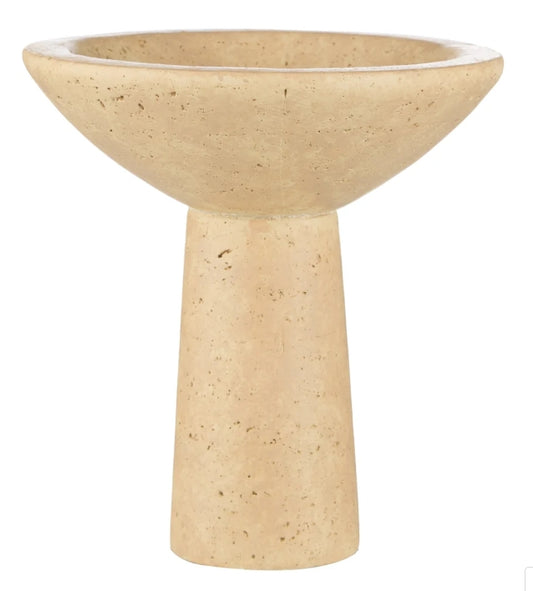 Harcourt Footed Cement Bowl Natural
