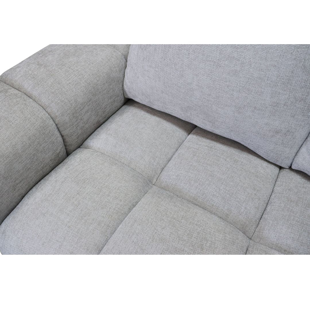 Sophia 2 seat Sofa Lounge - Light Grey image 2