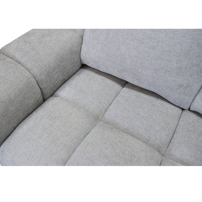 Sophia 2 seat Sofa Lounge - Light Grey image 2