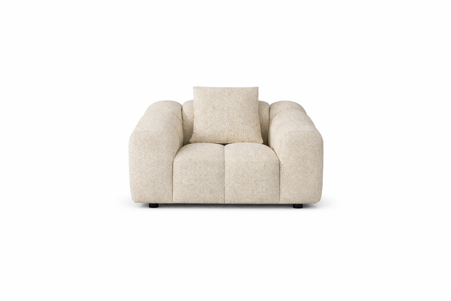 Loom & Living - Annabelle Oversized Armchair Sofa Lounge - Dust 130 image 0