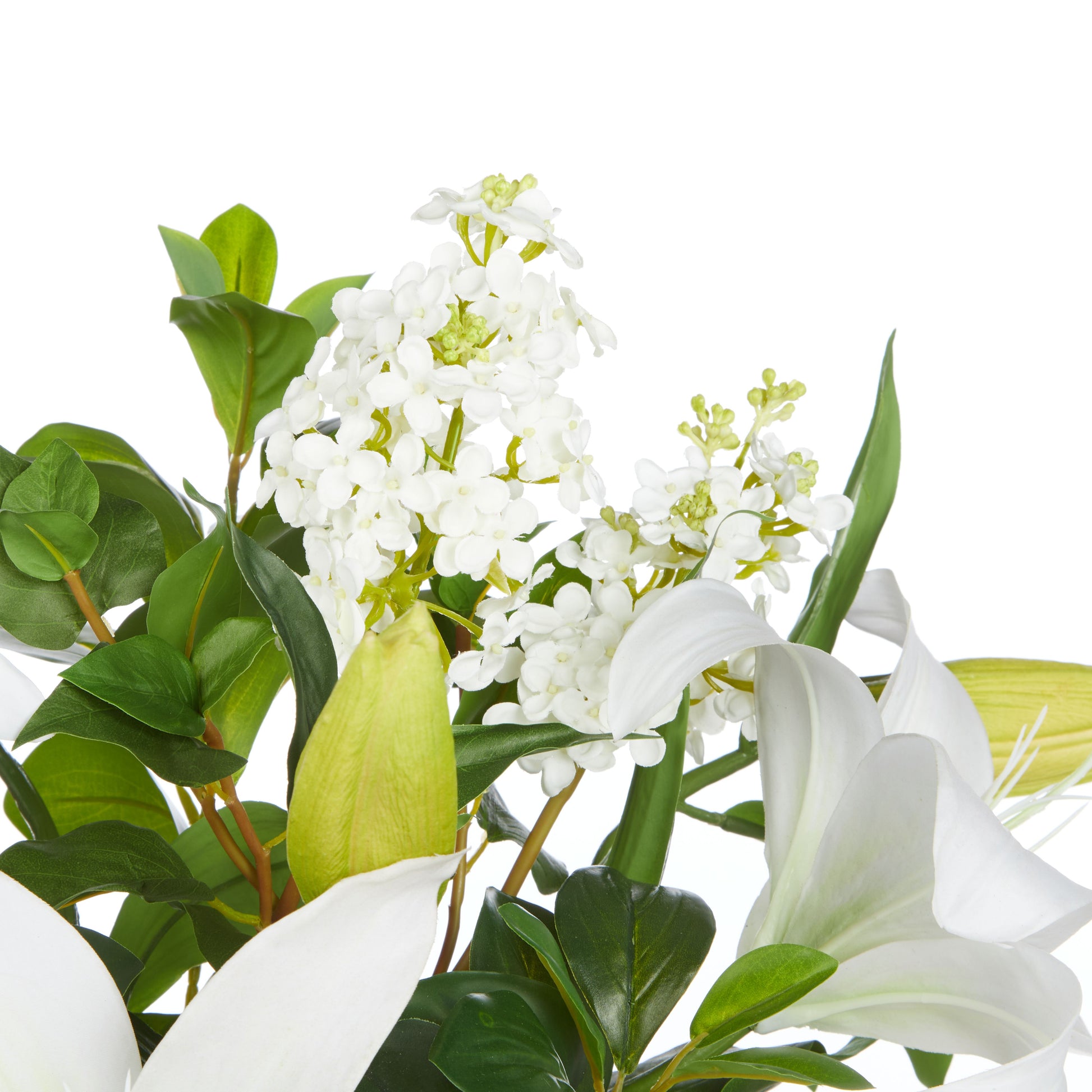ROGUE CASABLANCA LILY GARDEN MIX-NARA VASE WHITE image 2