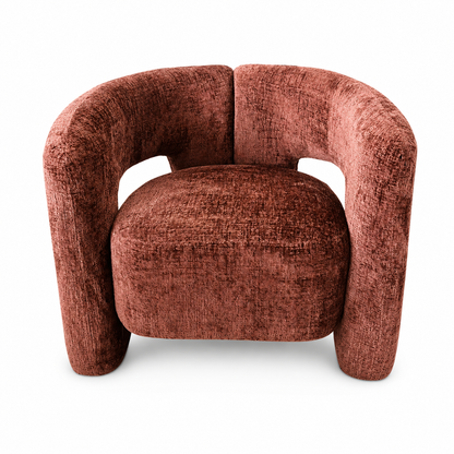 Bella Single Seat Sofa Lounge Accent Chair - Ember