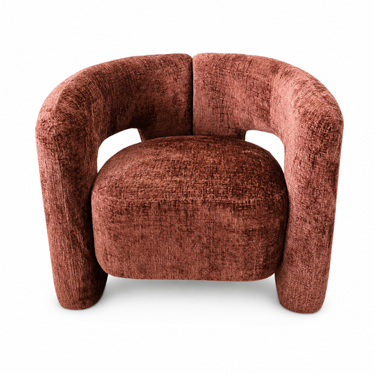 Bella Single Seat Sofa Lounge Accent Chair - Ember