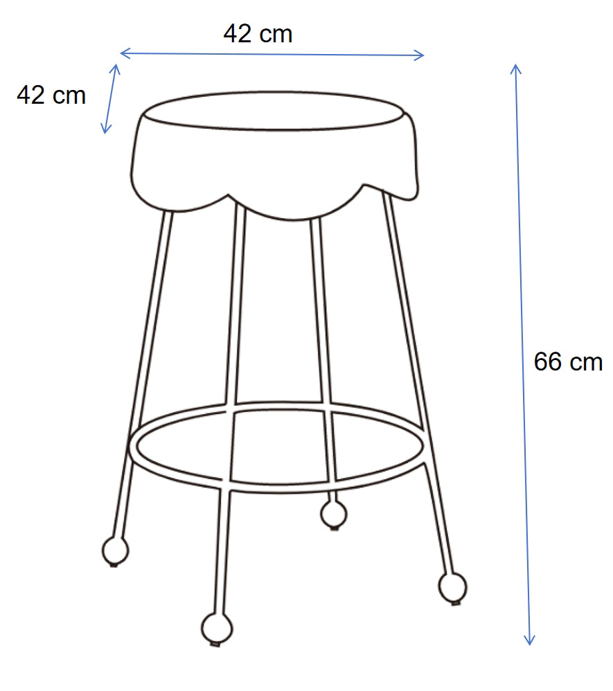 Annabelle Kitchen / Bar Stool - Grey Storm 151 image 3