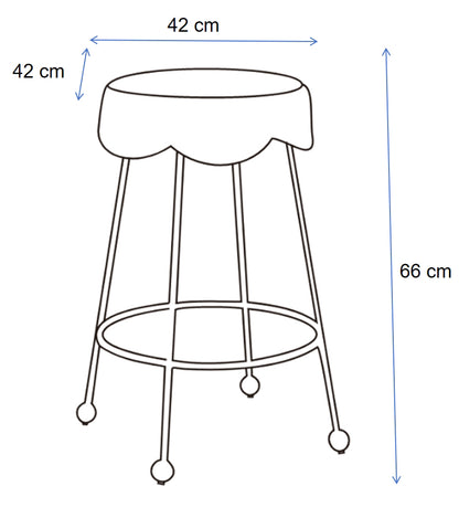 Annabelle Kitchen / Bar Stool - Grey Storm 151 image 3