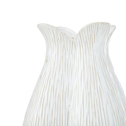 Aurora Flower Shape Vase Large White 15x13x25.5cm image 1