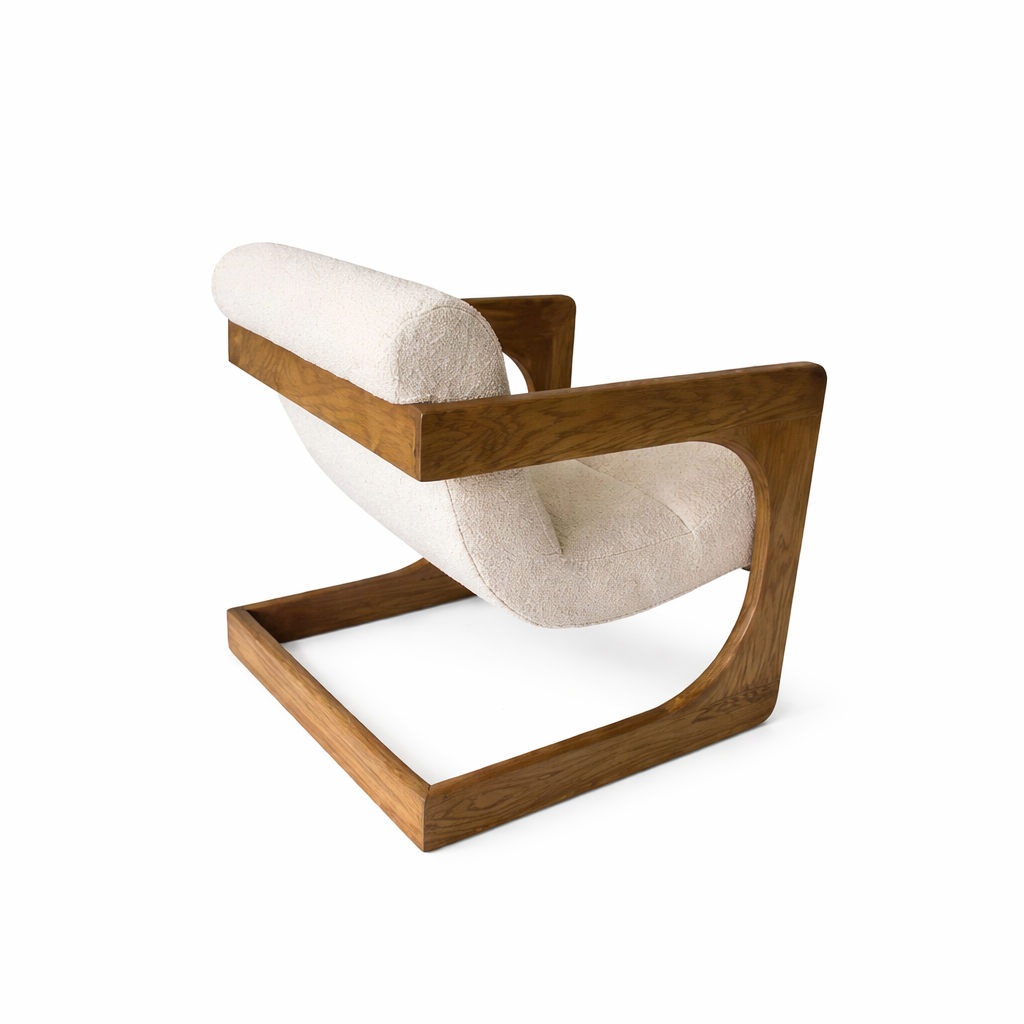 Loom & Living Bridges Solid Timber Accent Chair  image 1