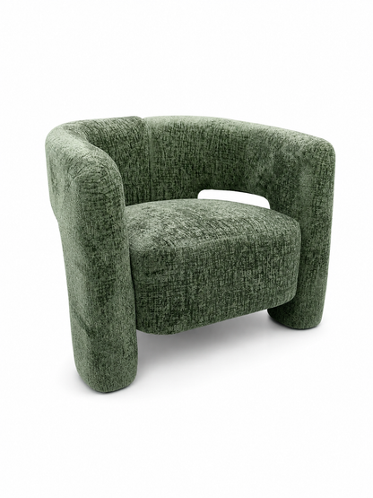Bella Single Seat Sofa Lounge Accent Chair - Emerald