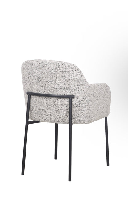 Loom & Living - Lauren Dining Chair - Matt Black Accent  image 1