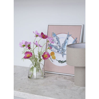 ROGUE POPPY COSMOS MIX - GISELLE VASE PINK & PURPLE image 2