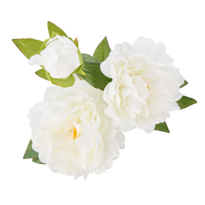 ROGUE PEONY STEM-PAULINE VASE WHITE image 0