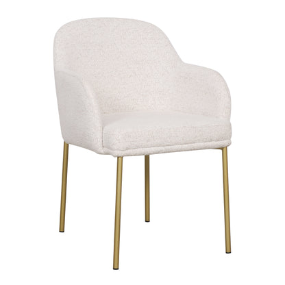 Loom & Living - Lauren Dining Chair - Matt Gold Accent image 2