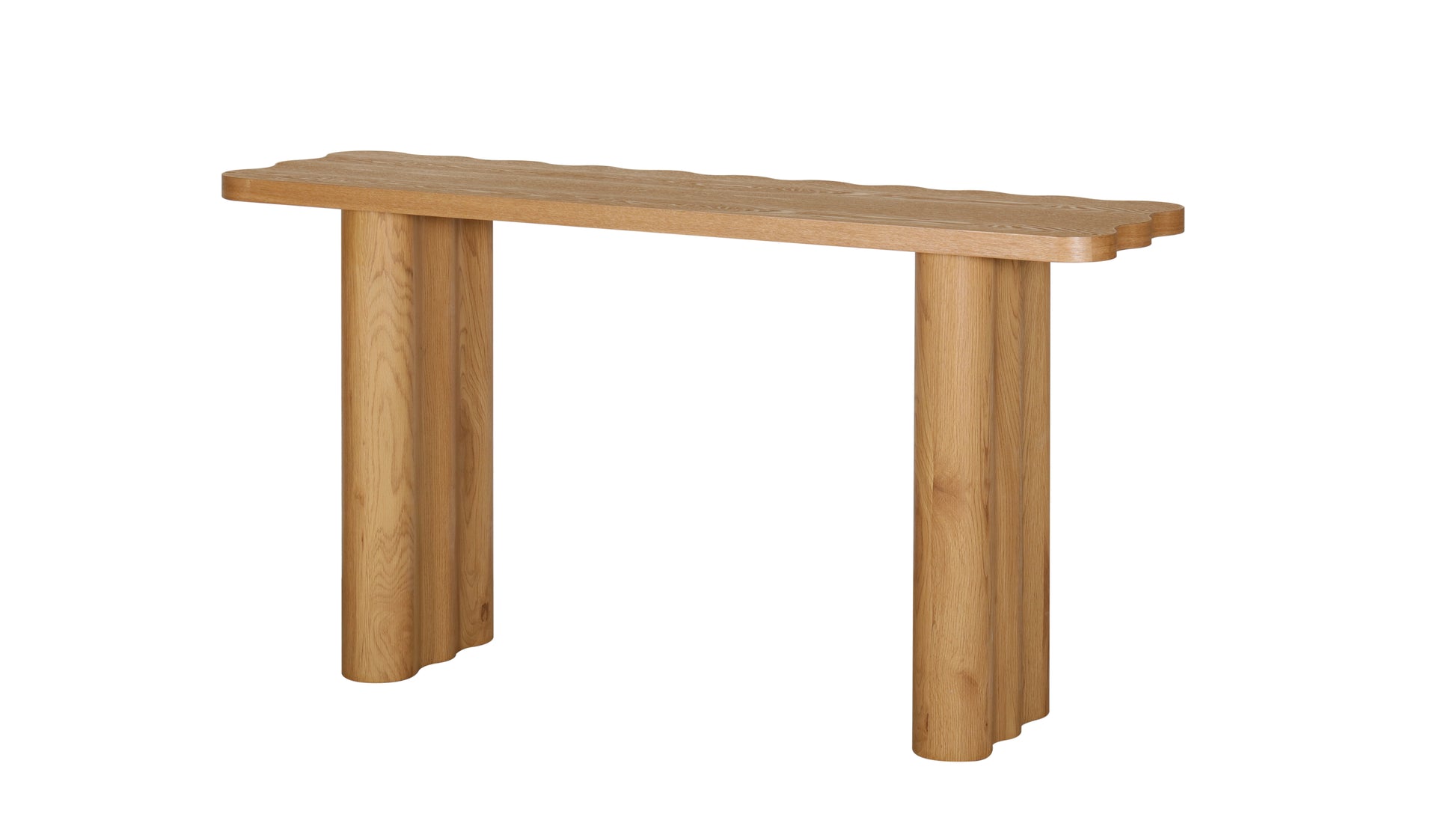 Wave Collection - Timber Accent Table - Oak - Arriving Christmas Break image 1